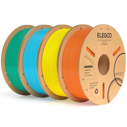 4kg Orange Gelb Himmelblau Meeresgrün