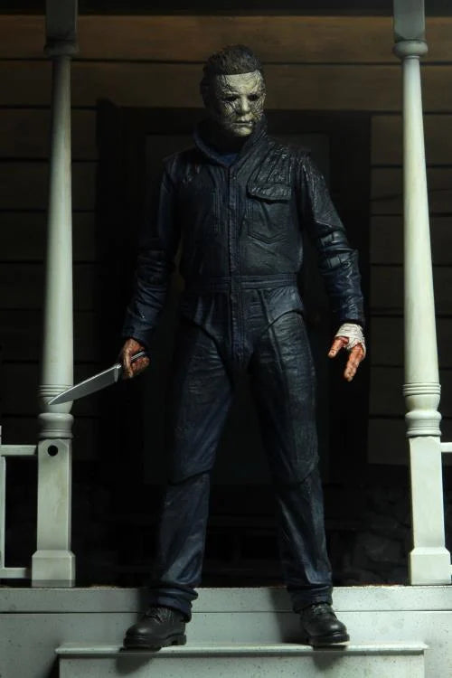 Halloween Kills Ultimate Michael Myers Action Figure - Collectible Horror Movie Character for Halloween Decor & Horror Fans Collection