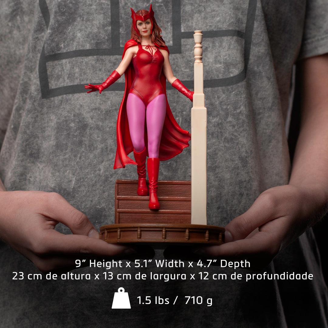Iron Studios WandaVision Wanda (Halloween) Art Scale 1/10 Statue - Collectible Marvel Superhero Figure for Display & Home Decor