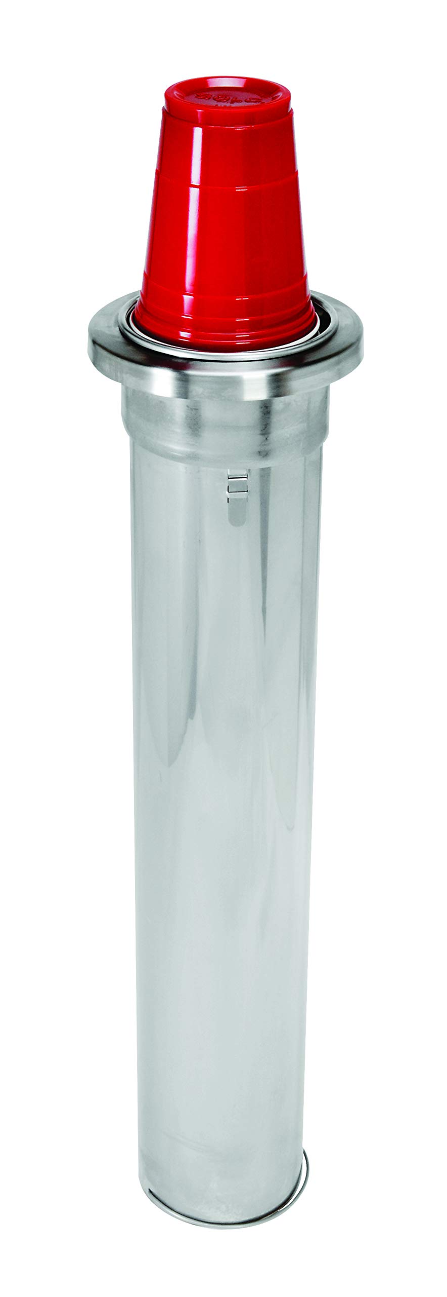 Dispense-Rite ADJ-1.50 in-Counter Cup Dispenser for 8 oz to 24 oz Cups - Adjustable Plastic Cup Holder with 2 Springs, 22 Inch Length - Perfect for Coffee Shops, Restaurants, and Fast Food Counters