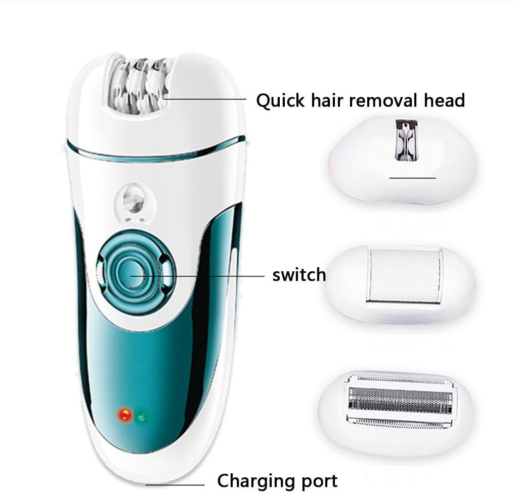 Best Women's Epilator - 2-in-1 Electric Hair Removal Device for Bikini, Legs, Arms, Underarms & Face | Wet/Dry Use | USB Rechargeable | Perfect for Travel & Home Hair Removal