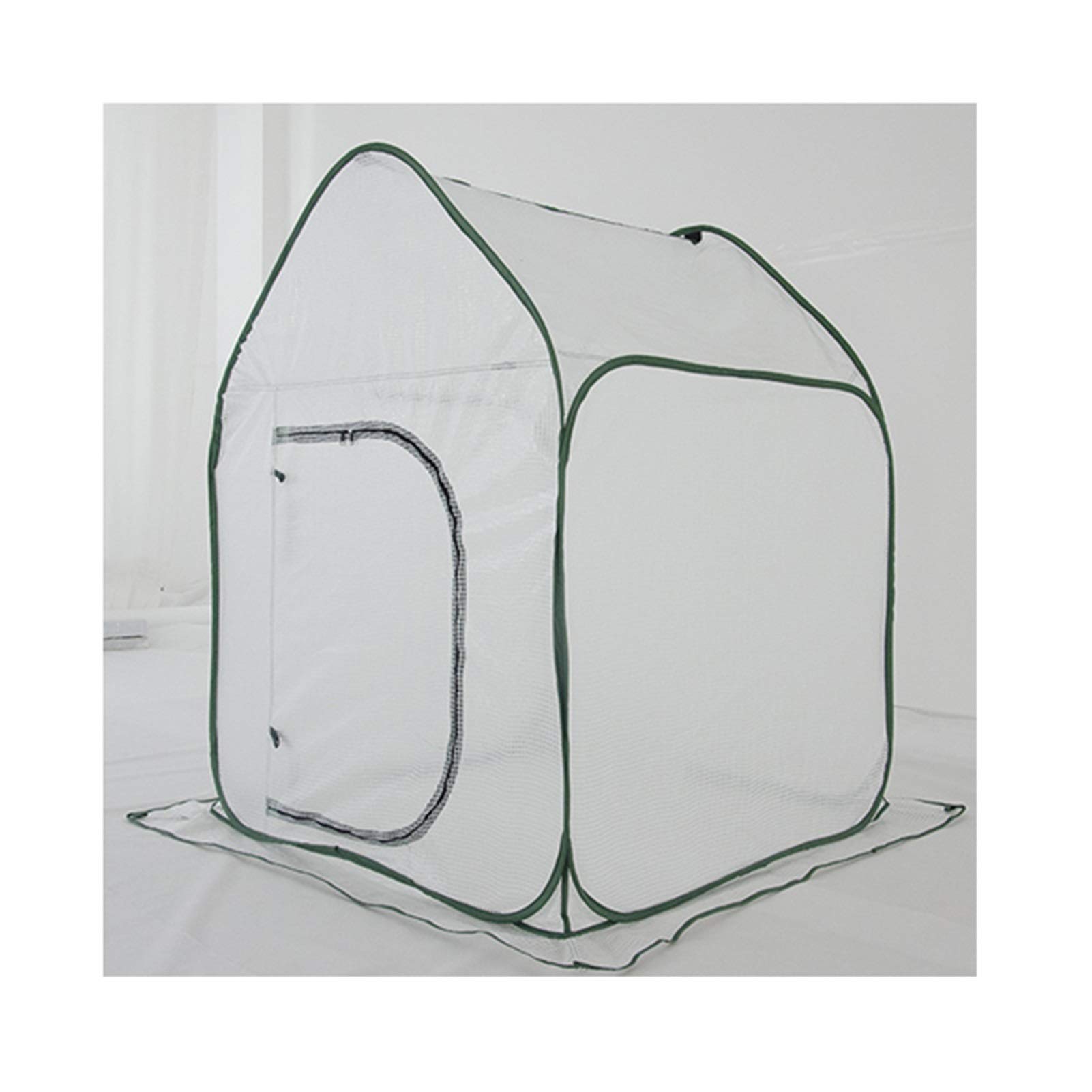 Walk-in Greenhouse for Vegetables & Fruits - Pop-Up PE Mesh Cover with Easy Installation - Perfect for Balcony, Terrace & Outdoor Gardening (Clear) - Grow Fresh Herbs, Seedlings & Protect Plants Year-Round