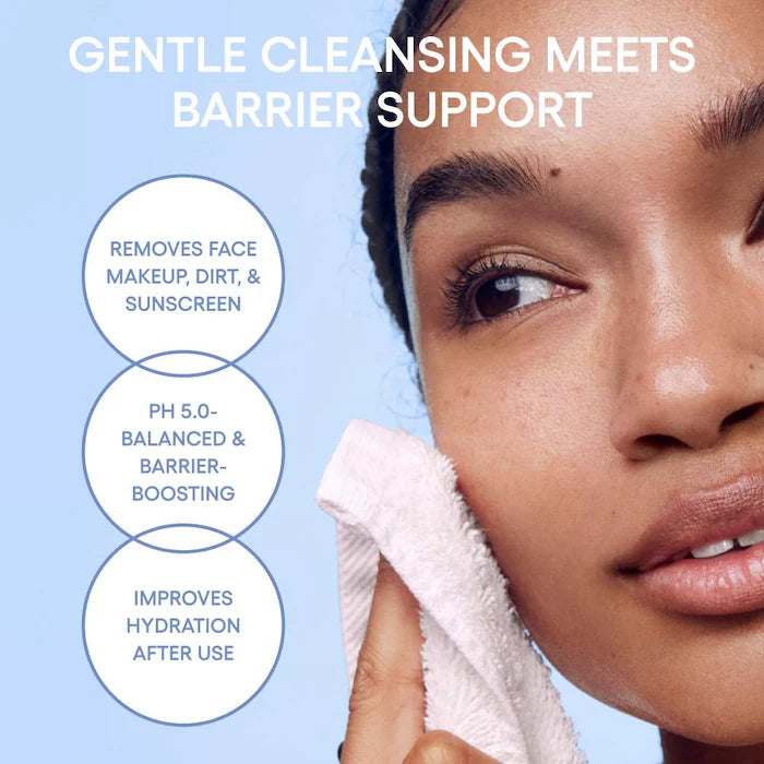 LANEIGE Water Bank Hyaluronic Acid Facial Cleanser - Hydrating & Gentle Face Wash for Dry & Sensitive Skin - Perfect for Daily Skincare Routine & Makeup Removal