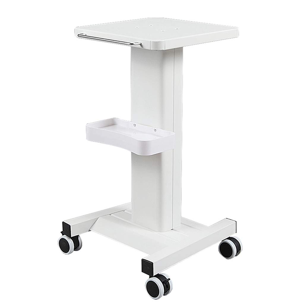 Beauty Shelf Trolley - Professional Esthetician Equipment Cart with Armrest & Rolling Wheels for Spa, Salon, and Small Bubbles Beauty Tools - Perfect for Facial Treatments, Massage Therapy & Skincare Procedures
