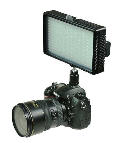 ePhoto Professional LED Light Panel - 312 Bi-Color Dimmable LEDs for DSLR Camera & Video Lighting | Perfect for YouTube, Photography, and Studio Production