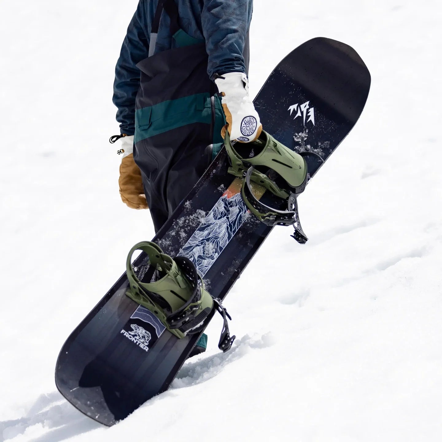 Jones Frontier Snowboard 2025 - All-Mountain Freestyle Snowboard for Men & Women | Perfect for Powder, Park & Backcountry Riding