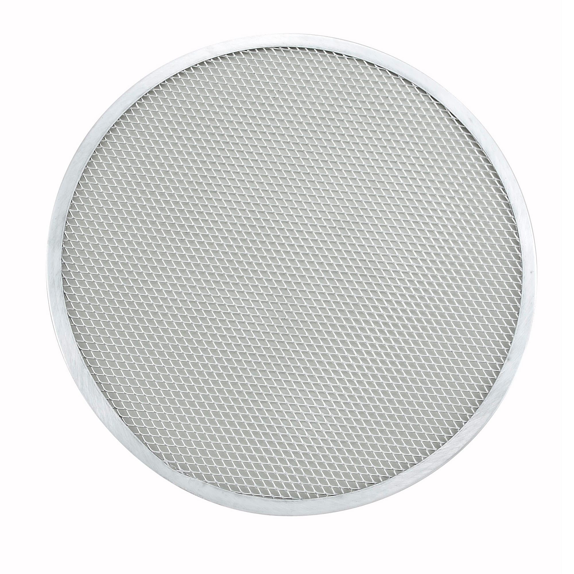 Winco 85514 14-Inch Aluminum Pizza Screen - Commercial Grade Pizza Baking Pan for Perfect Crust - Ideal for Pizzerias, Restaurants & Home Pizza Ovens