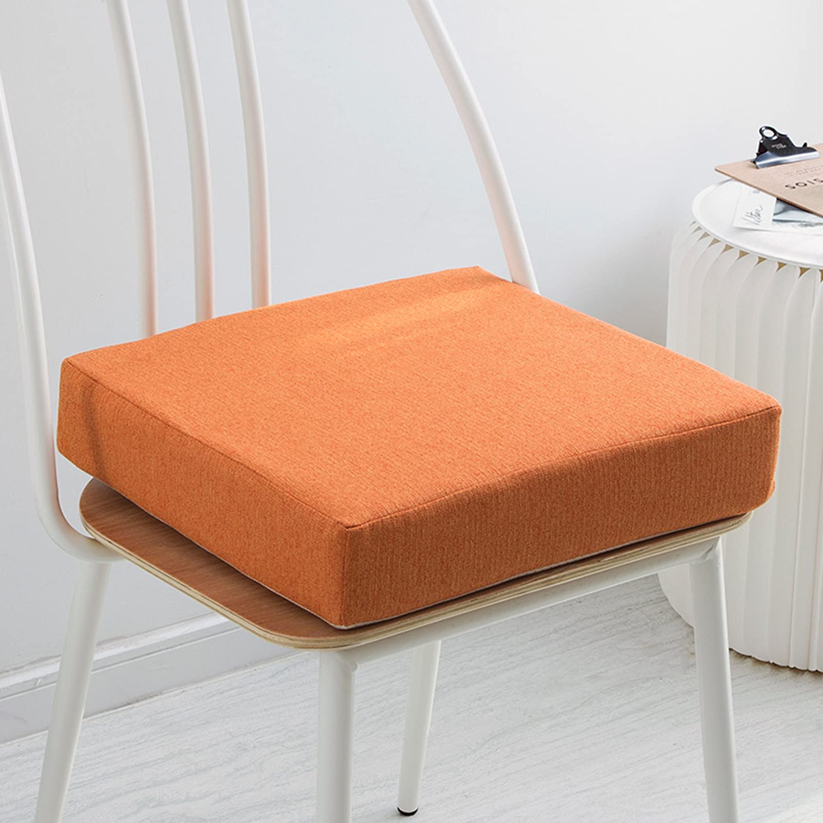 Memory Foam Seat Cushion - Washable Cover for Office & Wheelchair - Non-Slip for All Floors - Home & Office Comfort