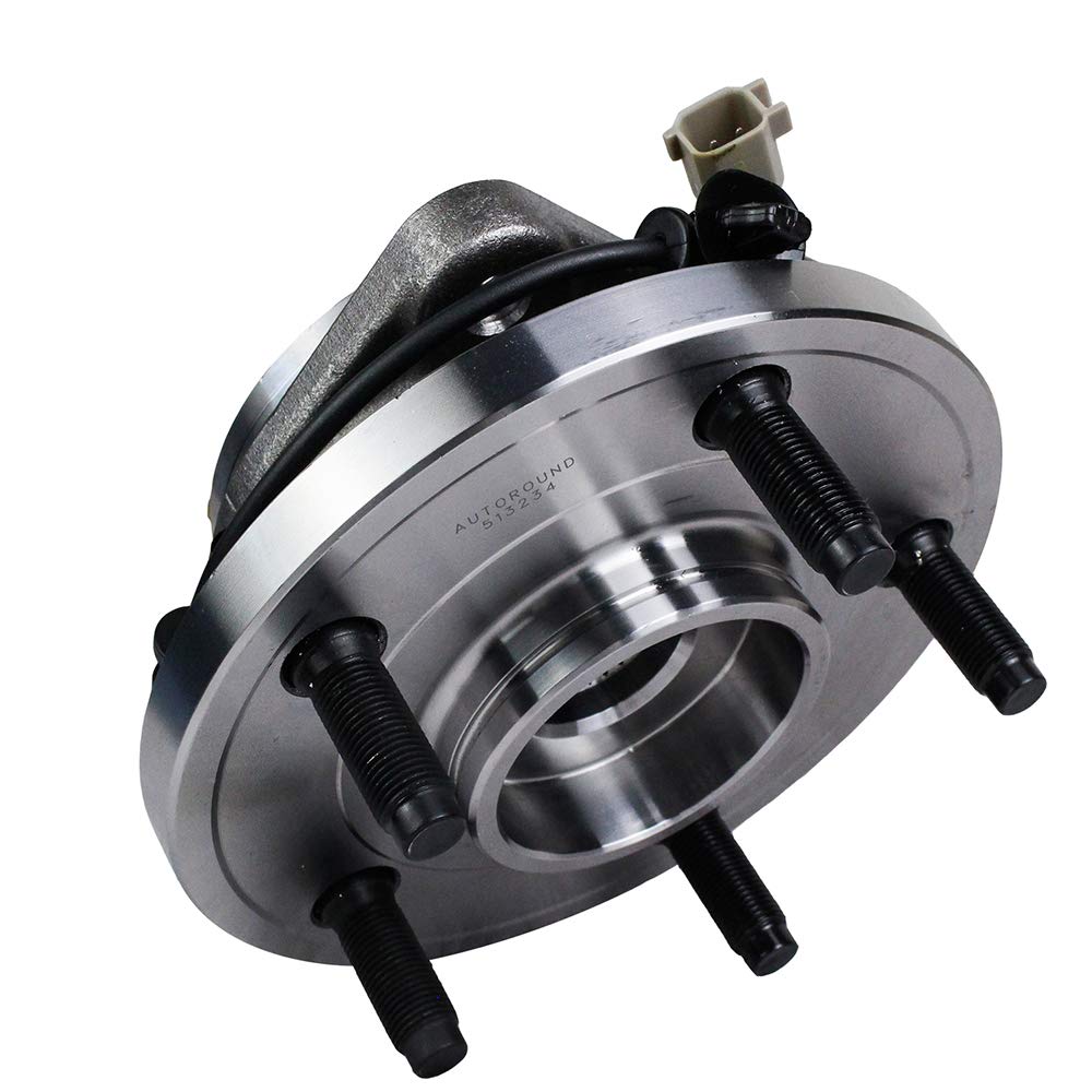 Autoround 513234 Pair Front Wheel Hub and Bearing Assembly - Compatible with 2005-2010 Jeep Grand Cherokee & Commander - 5 Lug ABS - Set of 2 - Perfect for Off-Roading, Daily Commuting & Winter Driving