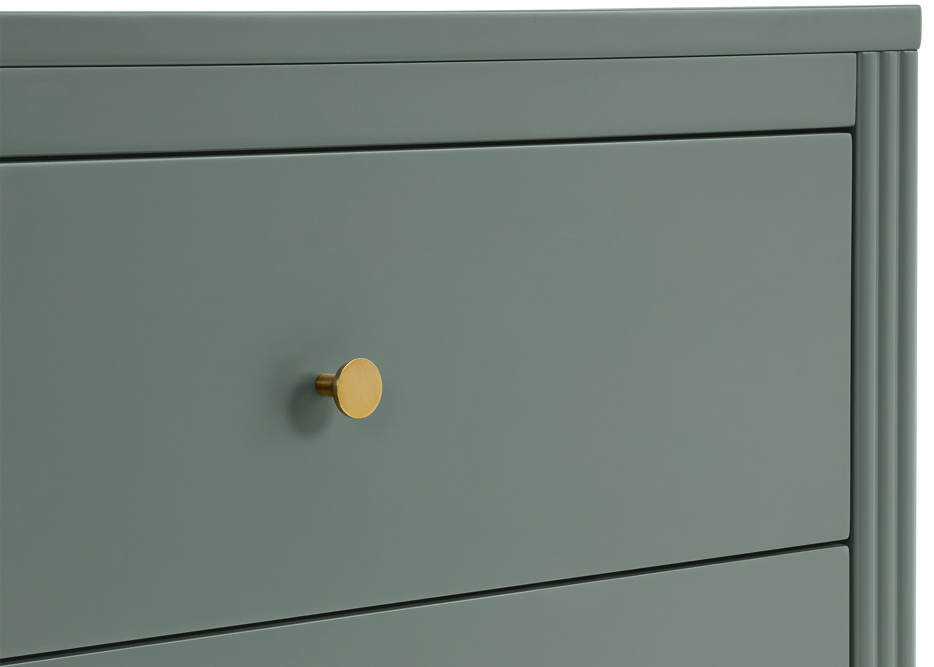 Eloise 3 Drawer Dresser with Changing Top & Interlocking Drawers - Nursery Storage Solution for Baby Clothes, Diapers & Essentials | Modern Baby Changing Table & Dresser Combo for Nursery Organization