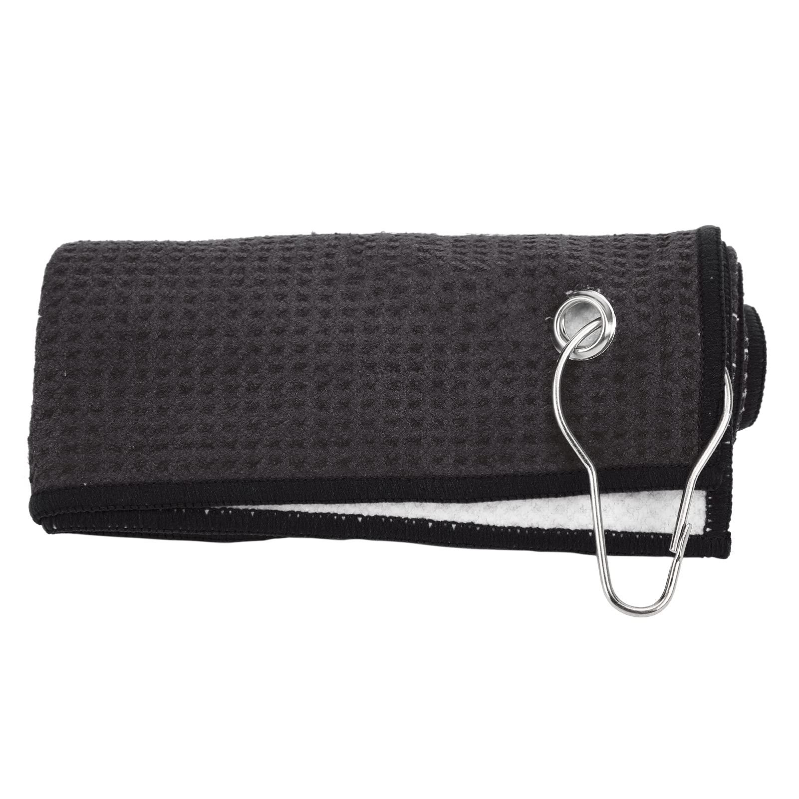 Premium Club Cleaning Towels - Super Absorbent & Quick Dry for Golf Clubs (Black) - Perfect for On-Course Maintenance