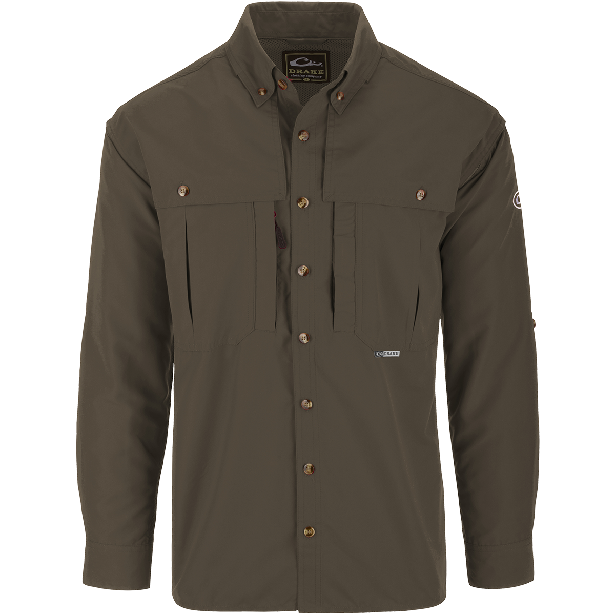 Solid Wingshooter's Long Sleeve Shirt - Durable Hunting & Outdoor Apparel for Men - Perfect for Shooting, Hunting & Outdoor Adventures