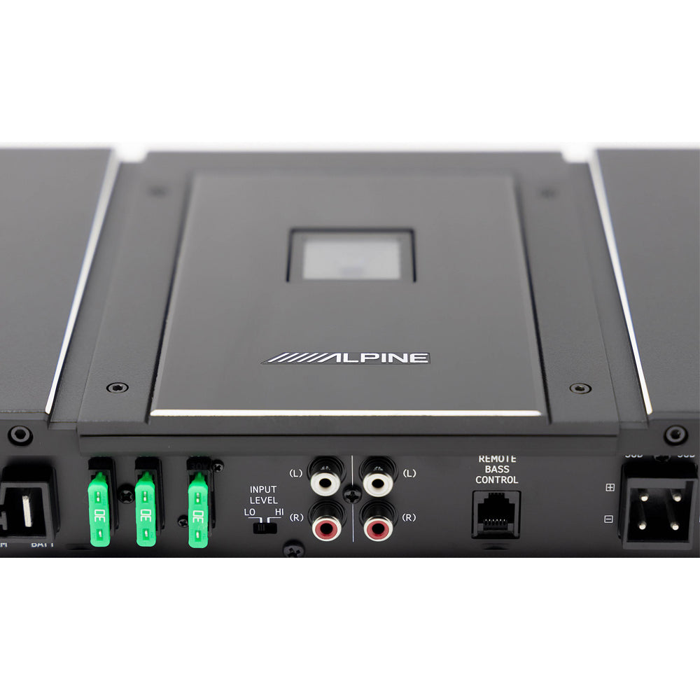 Alpine HDA M80 800W Mono Car Audio Amplifier - High Power Bass Boost for Car Stereo & Subwoofer Systems | Perfect for Car Audio Upgrades & Bass Enthusiasts