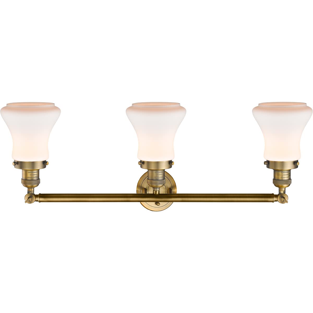 Innovations INNO205-BB-S-G191-LED Antique Brass LED Bathroom Vanity Mirror with Lights - Perfect for Modern Bathrooms, Powder Rooms & Home Decor