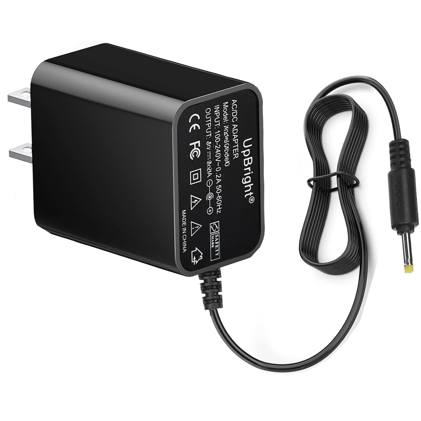 UpBright AC/DC Power Adapter for Sony D-NE320, MZ-R55, MZ-R70, MZ-R909, MZ-N1, MZ-N700, MZ-N710, MZ-N910, MZ-NH900 MiniDisc Player & Hi-MD Walkman - Replacement Charger for Digital Music Players & Recorders - Perfect for Home, Office, and Travel Use