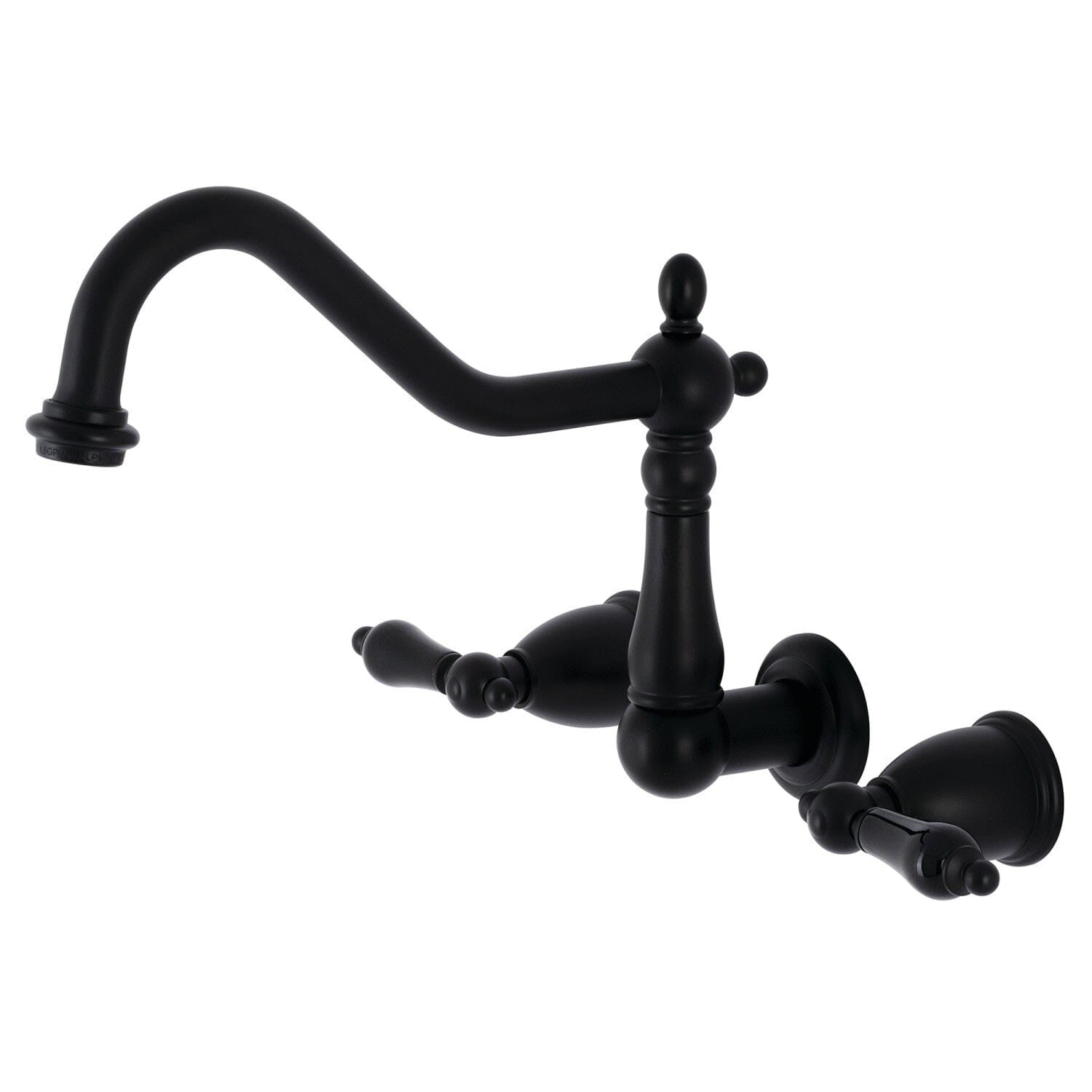 Duchess Wall Mount Kitchen Faucet - Stainless Steel Pull Down Sprayer with High Arc Spout for Modern Farmhouse & Commercial Kitchens | Perfect for Deep Sinks, Food Prep & Dishwashing