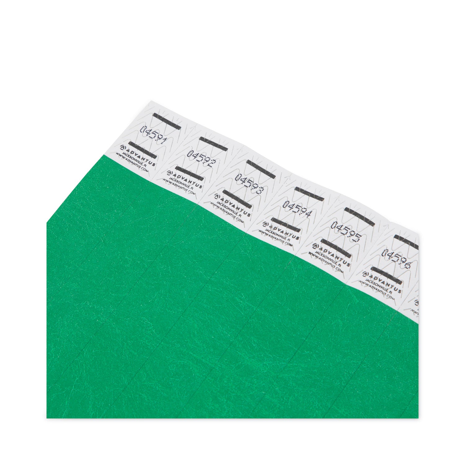 Advantus Numbered Crowd Control Wristbands - 500 Pack, 9.75