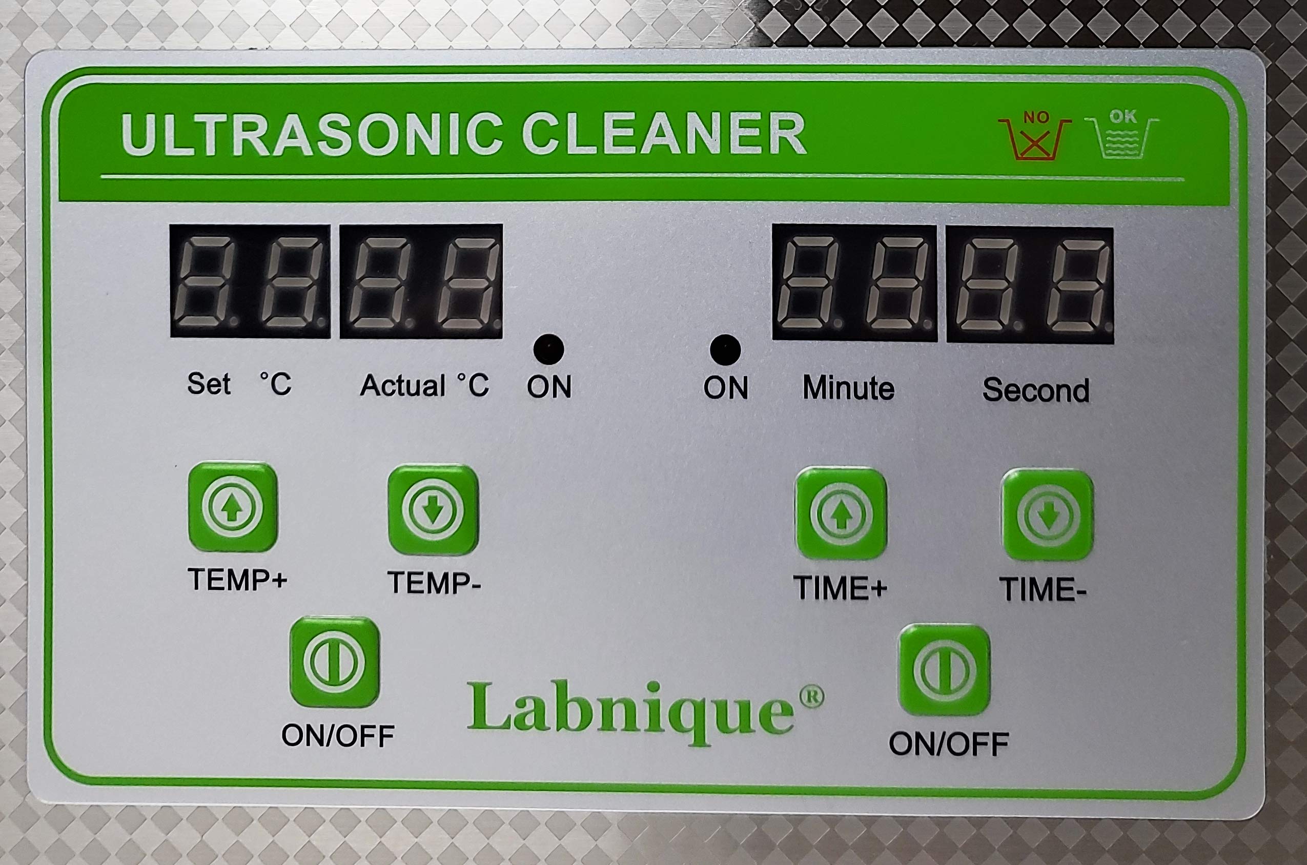 Labnique Professional 2.0L Digital Ultrasonic Cleaner with Heating Function - 110V Jewelry, Eyeglasses, Dentures & Small Parts Cleaner for Home & Commercial Use