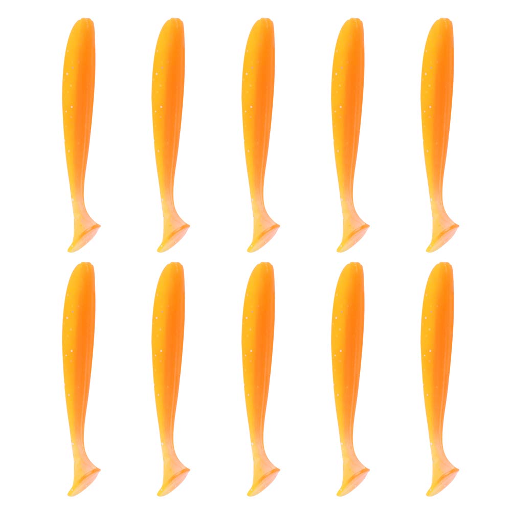 Shanrya PVC Artificial Fishing Lures - Soft Plastic Bait for Night Fishing, Carnivorous & Saltwater Fish - Ideal for Bass, Trout, and Large Game Fish - Perfect for Ocean, Lake, and River Fishing Adventures