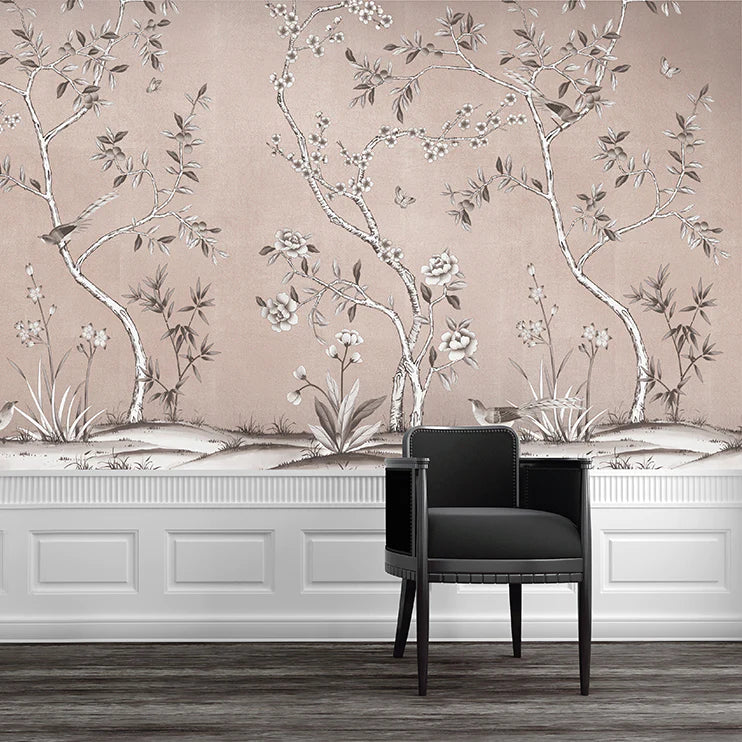 Self-Adhesive Garden Wall Mural - Easy Peel & Stick Wallpaper for Home Decor, Living Room, Bedroom & Nursery - Nature Inspired Botanical Design for Indoor Walls