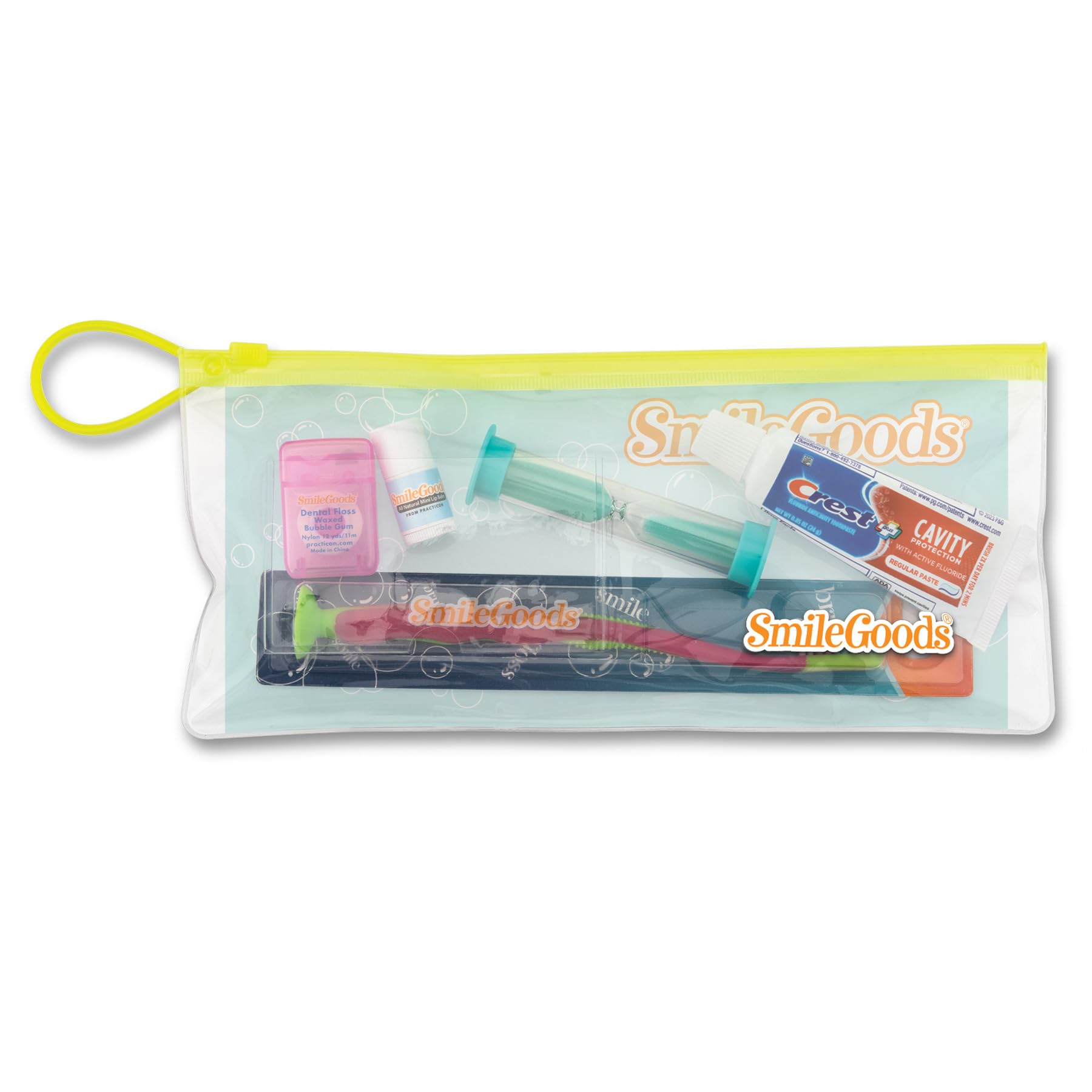 SmileGoods 72-Pack Deluxe Kids Dental Care Kit - Includes Toothbrush, Toothpaste, Floss, Sand Timer & Lip Balm | Perfect for Schools, Birthday Party Favors & Travel Oral Hygiene Essentials