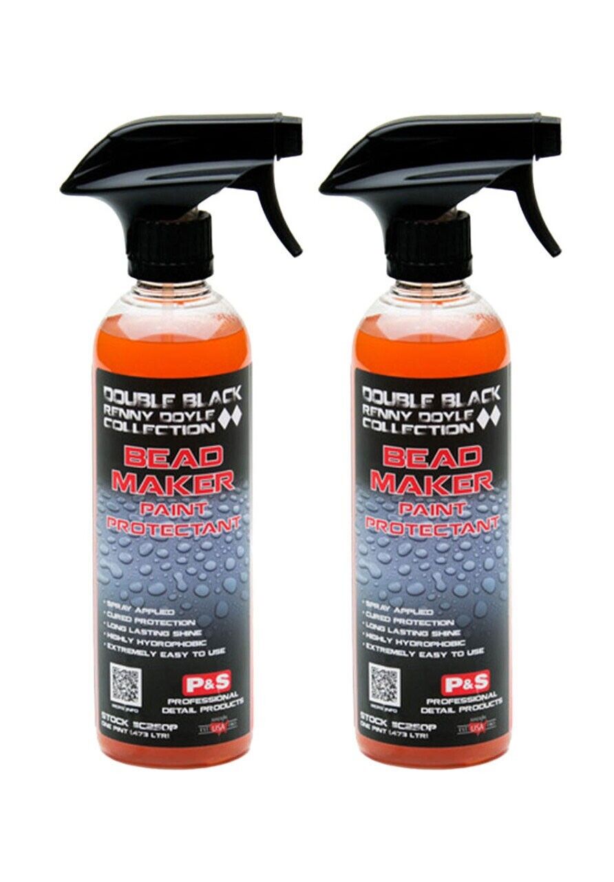 P&S Double Black Collection Bead Maker Paint Protectant - Premium Car Wax & Sealant for Ultimate Shine & Protection - Perfect for Cars, Motorcycles & Boats