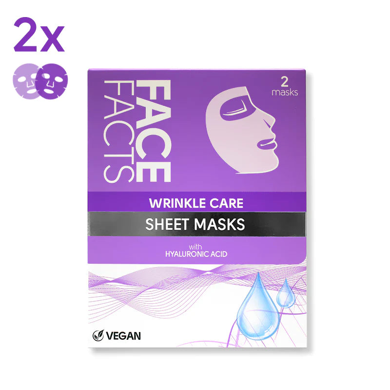 2-Pack Hydrating Sheet Masks for Glowing Skin - Korean Skincare for Dry & Dull Complexion | Perfect for Spa Night & Self-Care Routine
