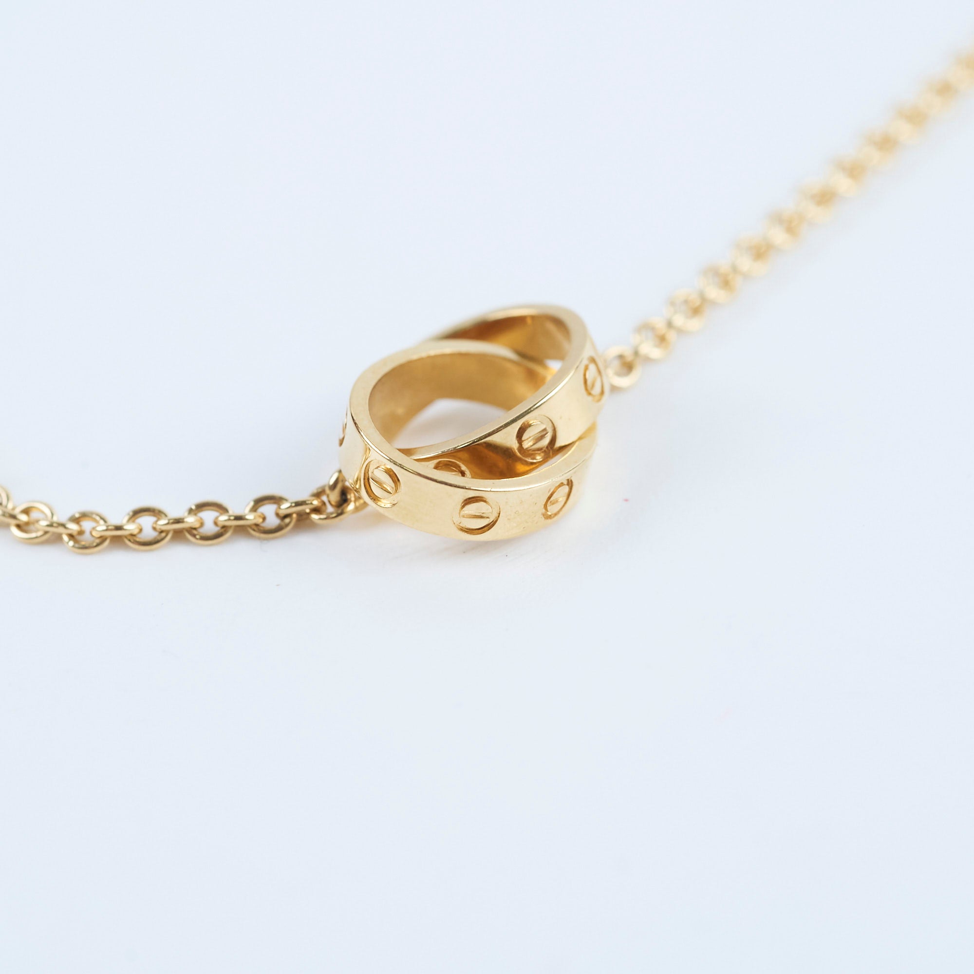 Cartier Baby Love Necklace 18K Yellow Gold Pendant - Elegant Jewelry Gift for Women, Perfect for Valentine's Day, Anniversary & Special Occasions