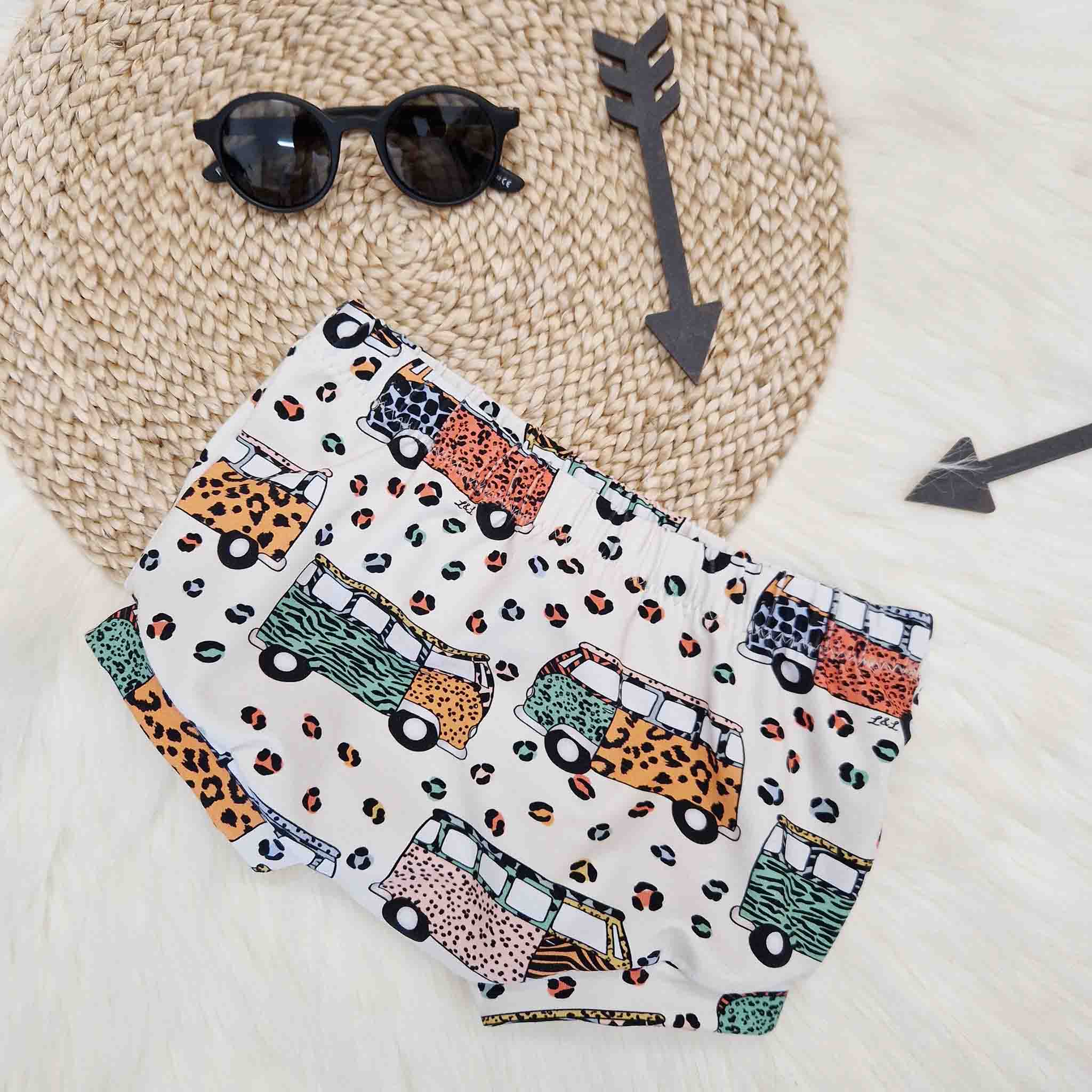Wild Campers Bummies Baby & Toddler Shorts - Soft Cotton Comfort for Playtime, Outdoor Adventures & Summer Fun