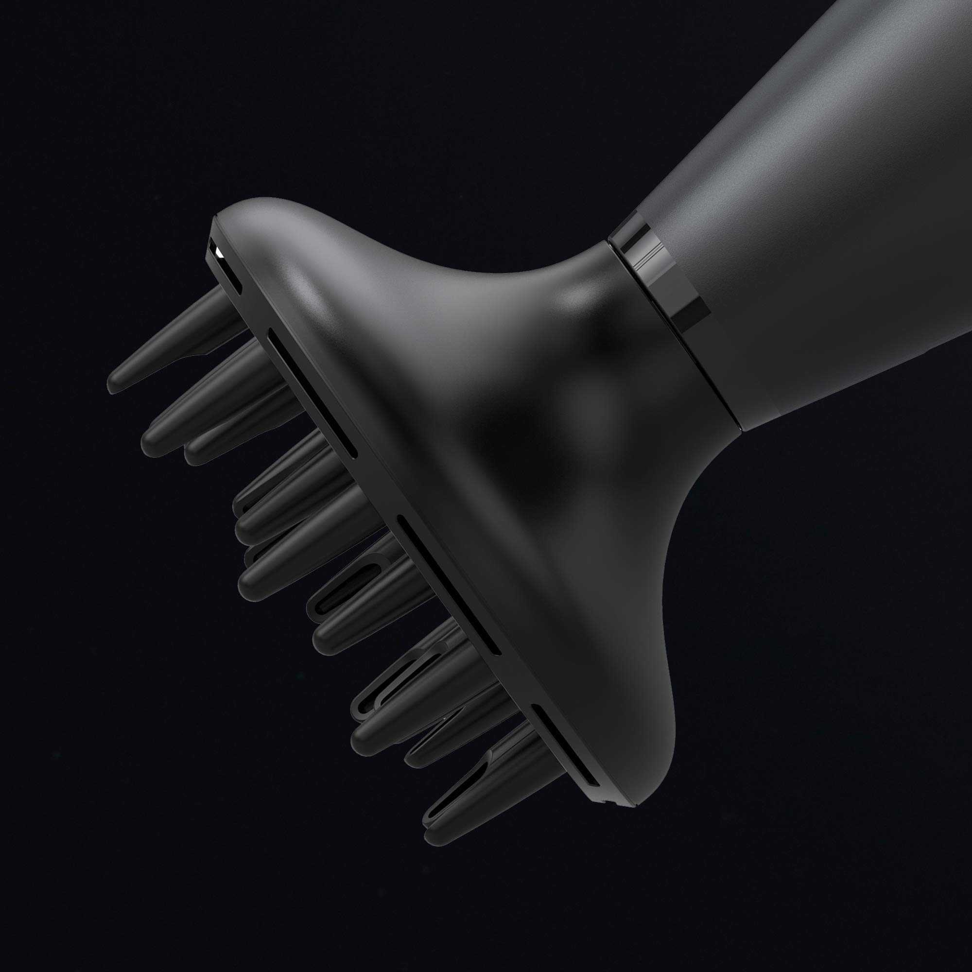 ghd Glide Hot Brush - Professional Hair Styling Tool for Smooth & Shiny Hair (Black) | Air Hair Drying Kit with Ionic Hair Dryer (Black) | Perfect for Salon-Quality Blowouts at Home & Travel Styling