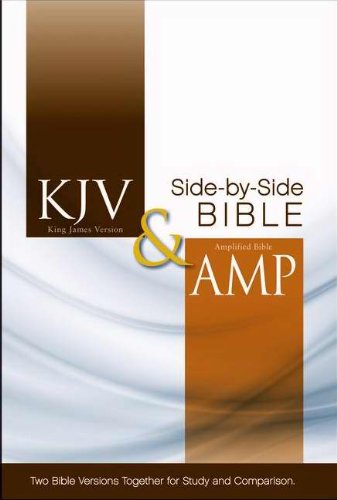 KJV/Amplified Side-by-Side Bible Hardcover - Compare Bible Translations Easily - Perfect for Bible Study, Sermon Preparation & Personal Devotion