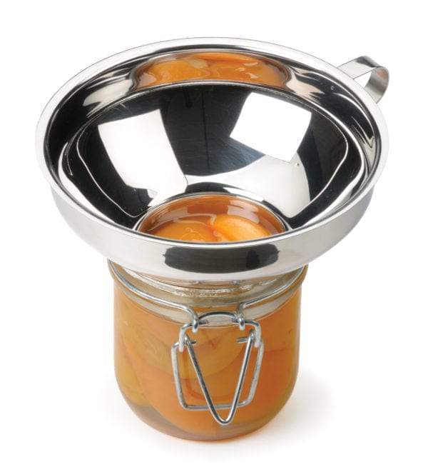 Premium Stainless Steel Canning Funnel for Home Canning, Preserving & Pickling - Wide Mouth & Narrow Neck Compatible - Durable Kitchen Tool for Jams, Sauces, Oils & DIY Projects