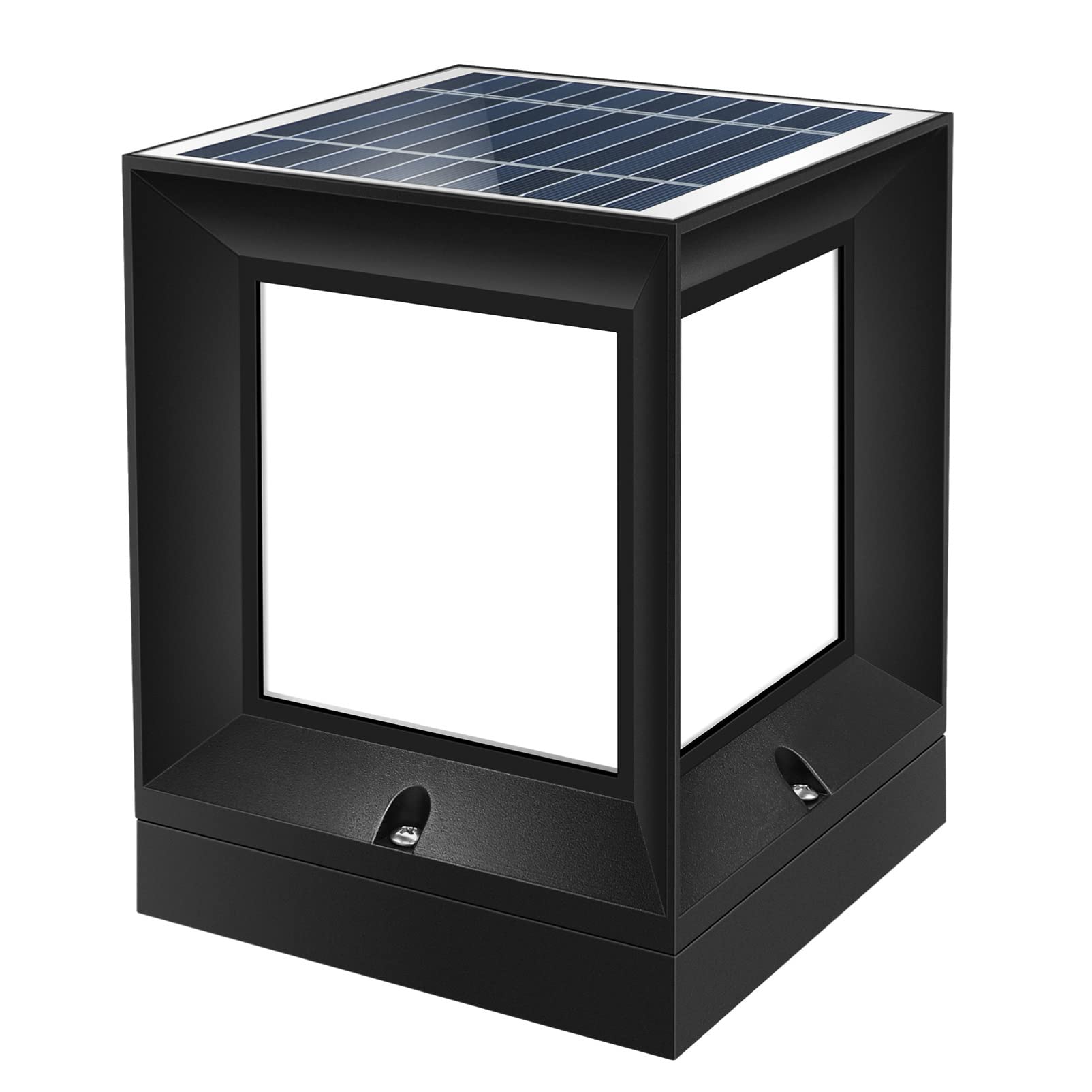 OSALADI Solar Powered LED Garden Lights - Waterproof Outdoor Solar Post Lights for Deck, Fence & Pathway - Energy Efficient Solar Deck & Fence Lighting for Patio, Yard & Landscape Decoration