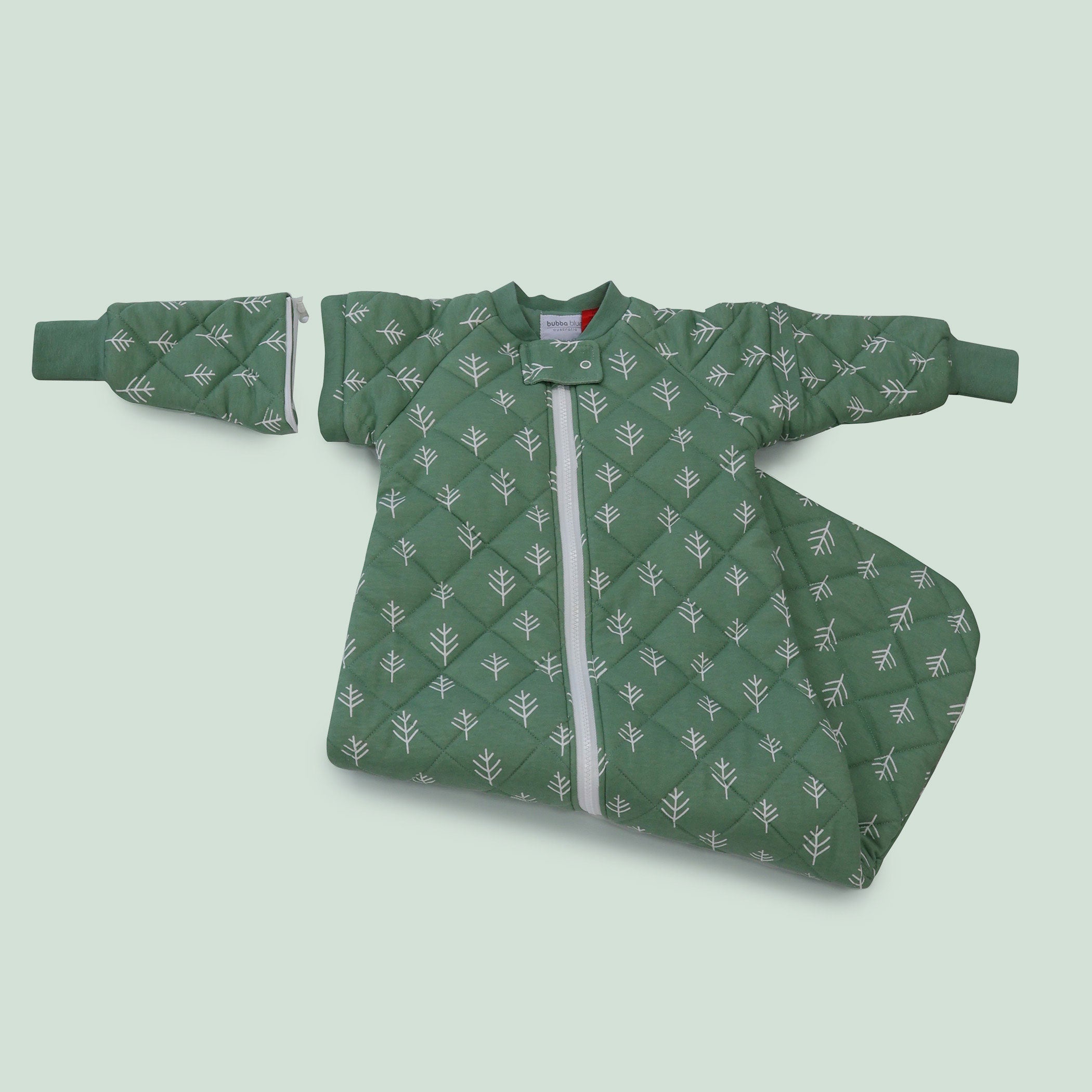Nordic 2.5 TOG & 3.5 TOG Baby Sleep Suit and Convertible Sleep Bag Bundle - Forest Print - Perfect for Nursery, Daycare and Travel