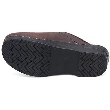 DANSKO SONJA Women's Clogs - Comfortable Slip-Resistant Work Shoes in Antique Brown for Nurses, Chefs & Professionals