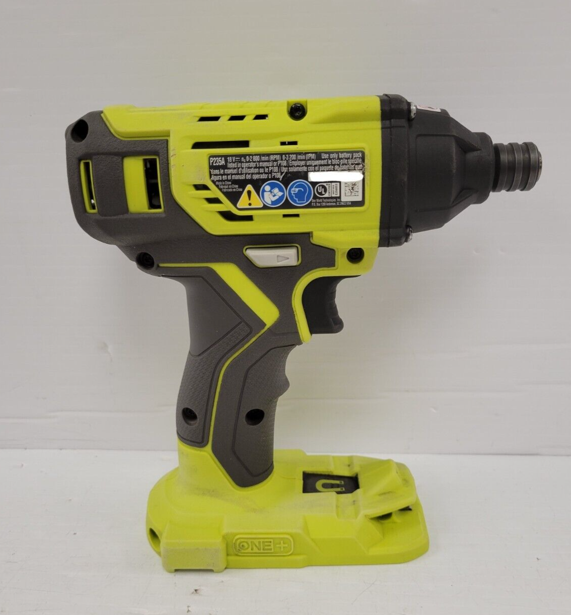Ryobi P235A 18V Cordless Drill Driver - Powerful & Lightweight for DIY Projects, Home Repairs, and Construction Work