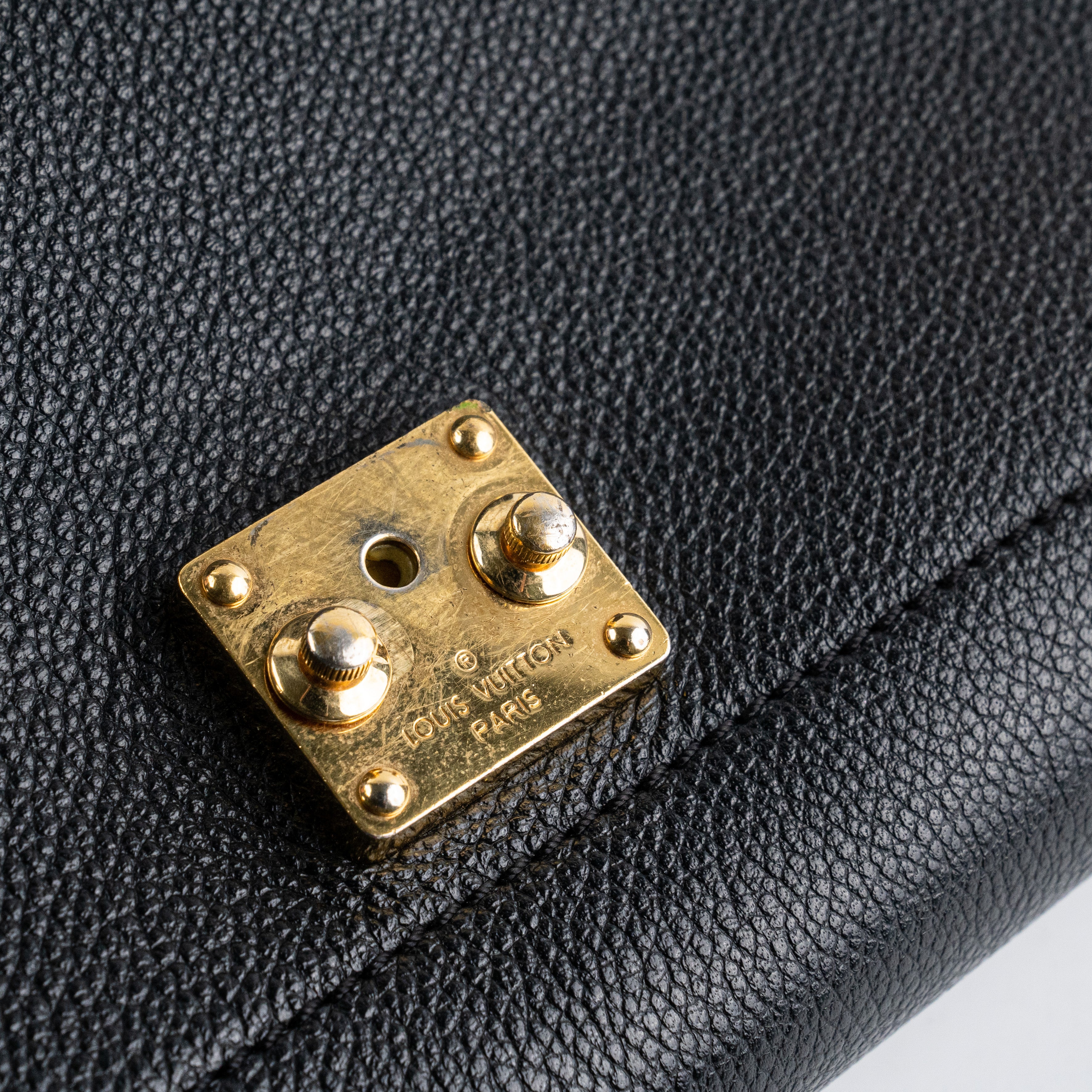 Louis Vuitton Saint Germain MM Empreinte Leather Handbag in Black - 18/7 Stainless Steel Hardware - Perfect for Work, Travel & Everyday Luxury