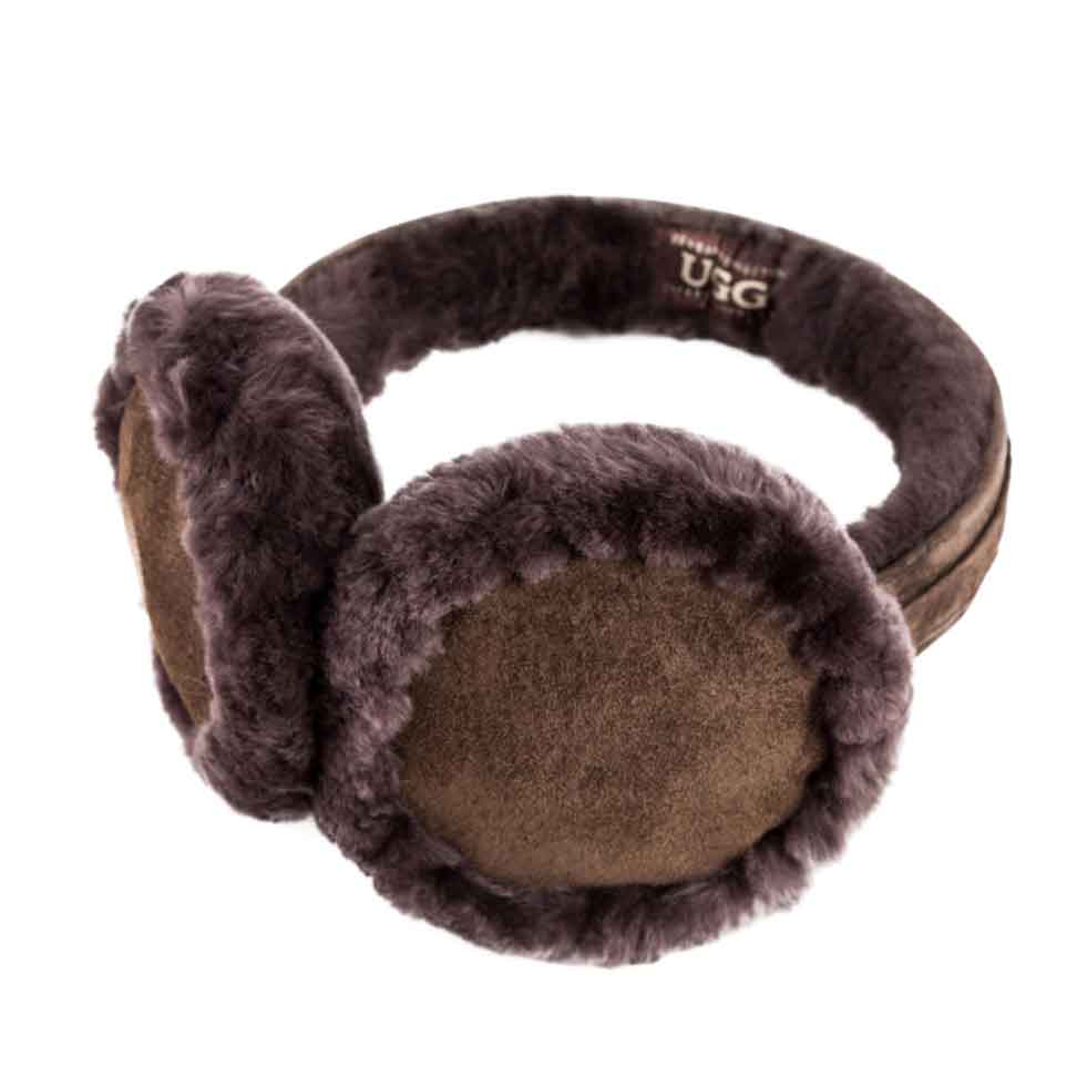 UGG Earmuffs for Women & Men - Soft Fleece Winter Ear Warmers - Cozy & Comfortable for Cold Weather, Outdoor Activities, and Snow Sports