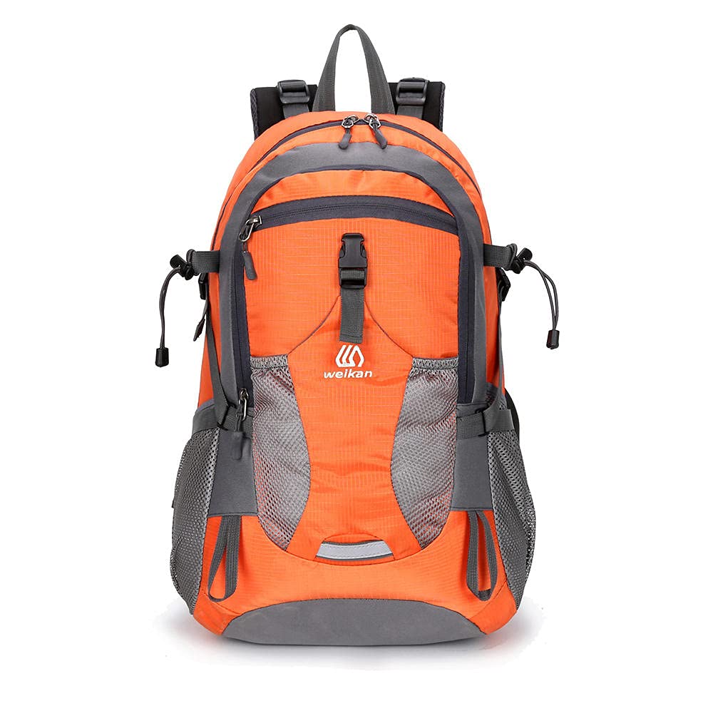 40L Waterproof Hiking Backpack for Men & Women - Lightweight Trekking Rucksack with Laptop Compartment | Outdoor Climbing, Travel, Camping & Daypack (Orange)