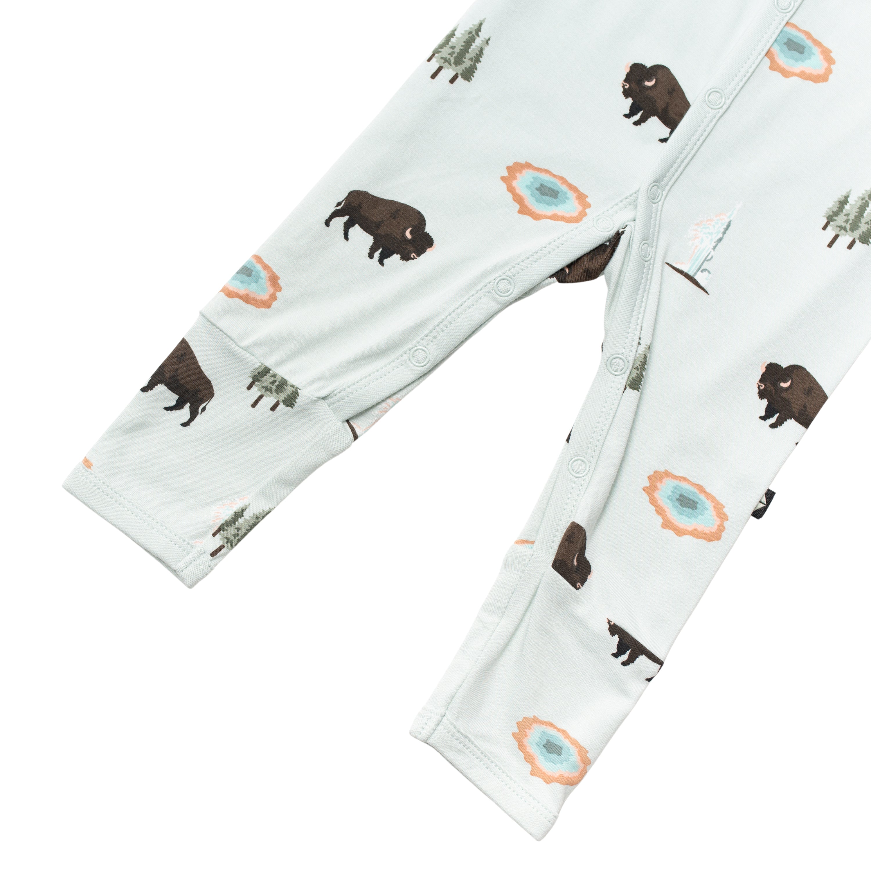 Yellowstone National Park Graphic Print Romper - Casual Summer Outfit for Women | Perfect for Hiking, Travel & Outdoor Adventures