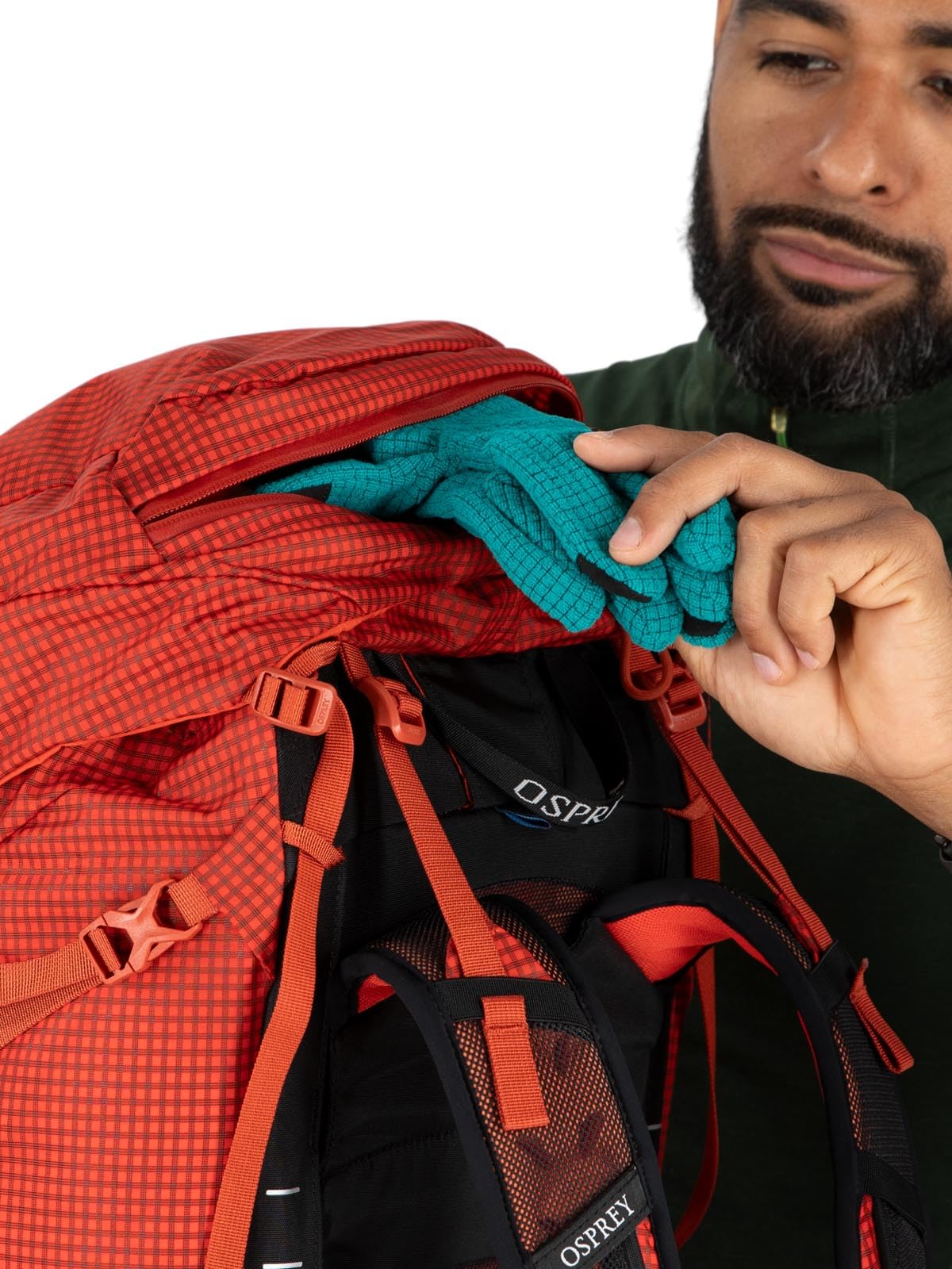 Osprey Talon Pro 40L Men's Hiking Backpack with Hipbelt - Lightweight Trekking Pack for Outdoor Adventures, Mars Orange, S/M - Perfect for Day Hikes, Camping & Travel Gear
