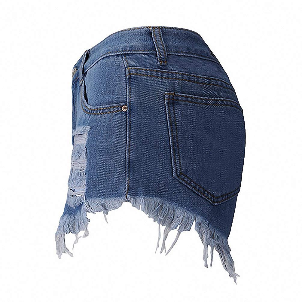 Plus Size Women's Low Waist Denim Shorts - Trendy Streetwear Fashion for Casual Outings & Summer Vacations