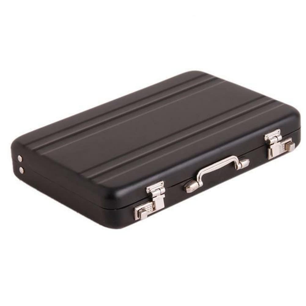 Mini Suitcase-Shaped Business Card Holder - Portable Name Card Case for Professionals, Travel & Office Use