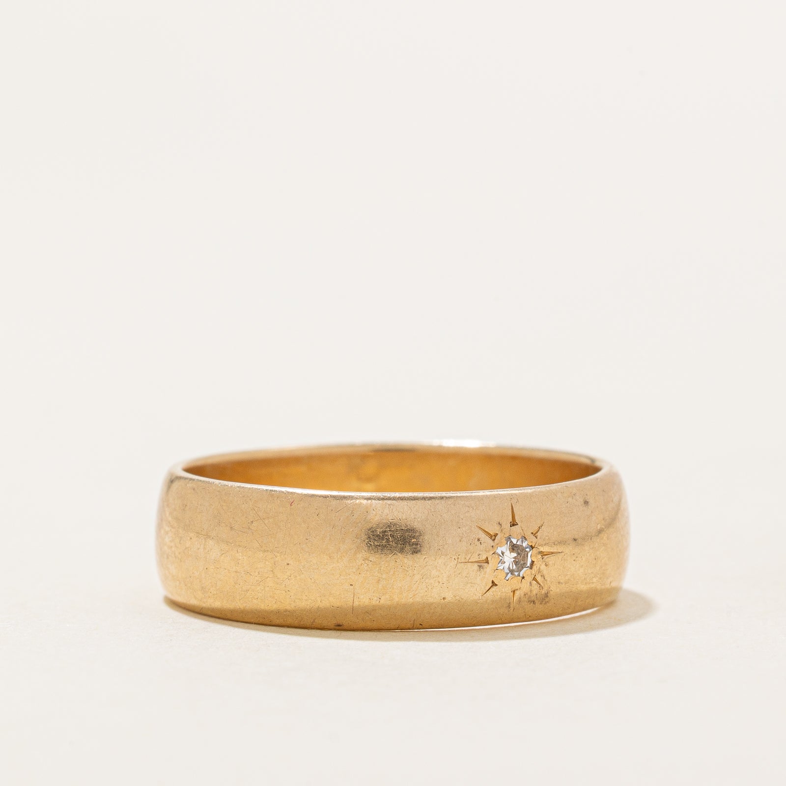 0.04ct Star Set Diamond Wedding Band Ring - Size 9.25 | Elegant & Durable for Engagement, Anniversary & Special Occasions | Perfect Gift for Her