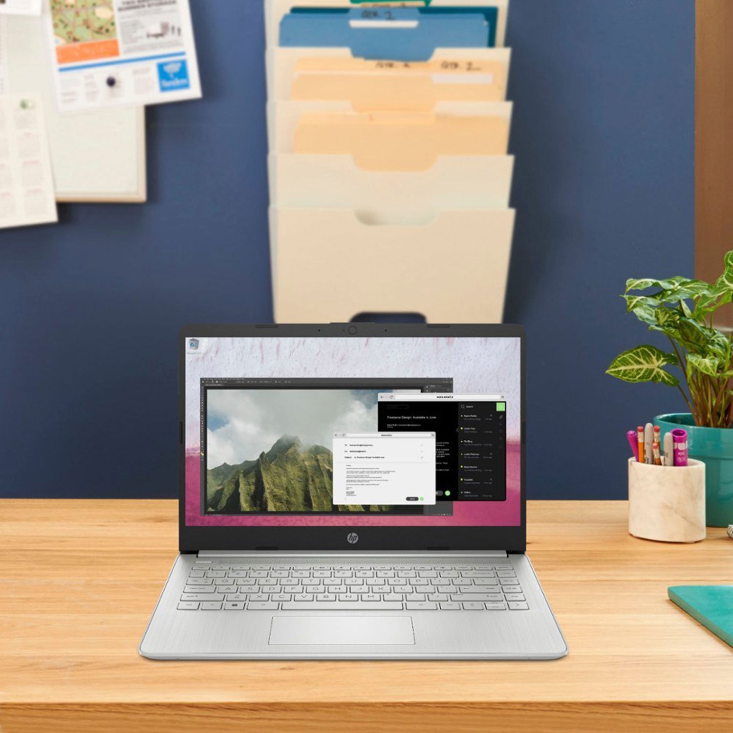 HP Essential 14-inch Laptop - Intel Pentium Silver, 4GB RAM, 128GB SSD, Windows 11 Home (Silver) | Lightweight & Durable for Work, School & Travel