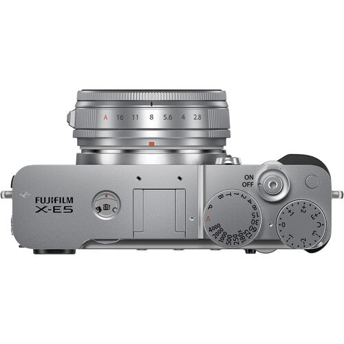 Fujifilm X-E5 Mirrorless Digital Camera with XF 23mm f/2.8 R WR Lens - Compact Travel & Street Photography Camera for Vloggers & Content Creators