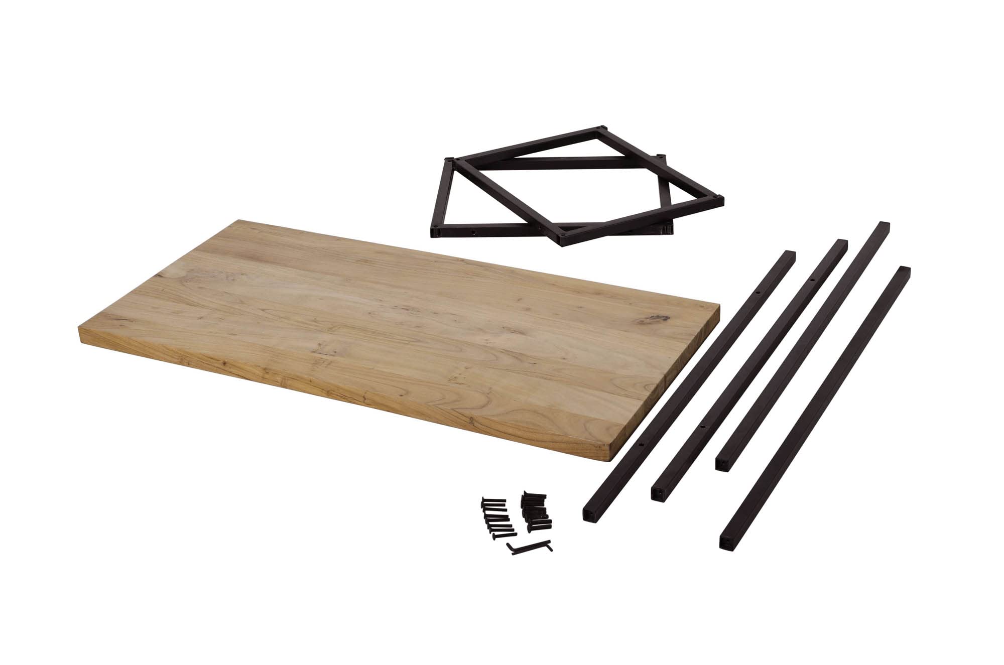 Modern Solid Wood Coffee Table - Mid-Century Style Living Room Furniture for Home & Office Decor