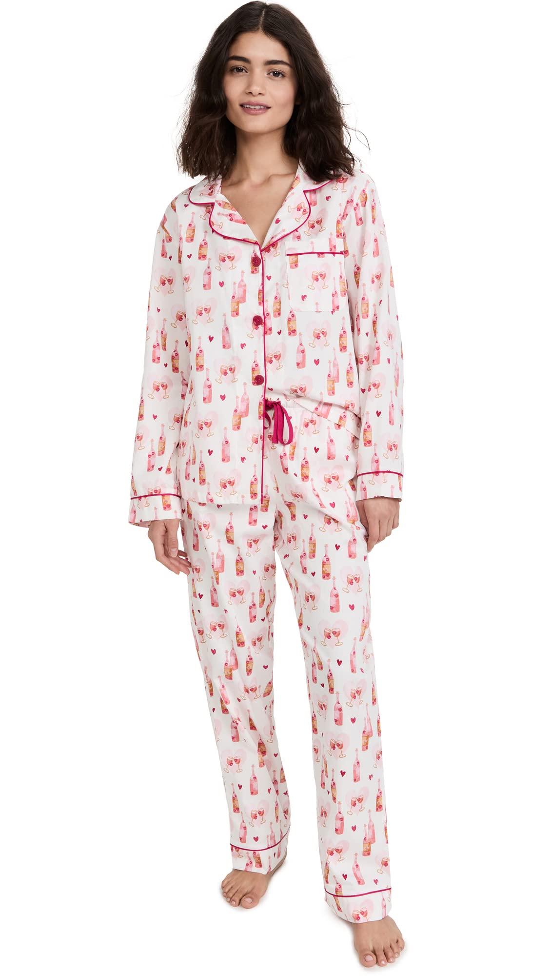 BedHead PJs Women's Long Sleeve Pajama Set - Soft Cotton Sleepwear for Women, Cozy Loungewear for Relaxing at Home or Sleepovers
