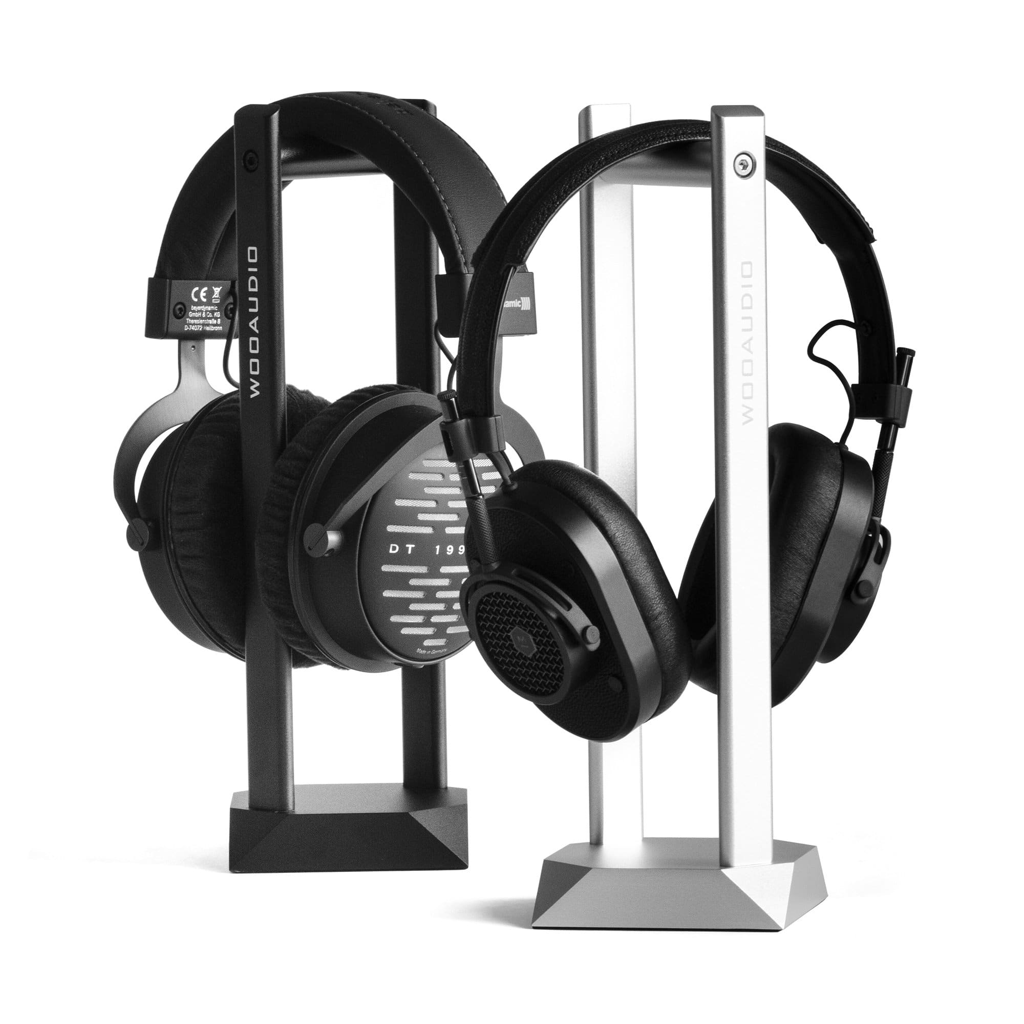 Premium Woo Audio HPS H Aluminum Headphone Stand - Durable & Stylish Holder for Audiophile Headphones - Perfect for Home Office, Studio & Gaming Setup