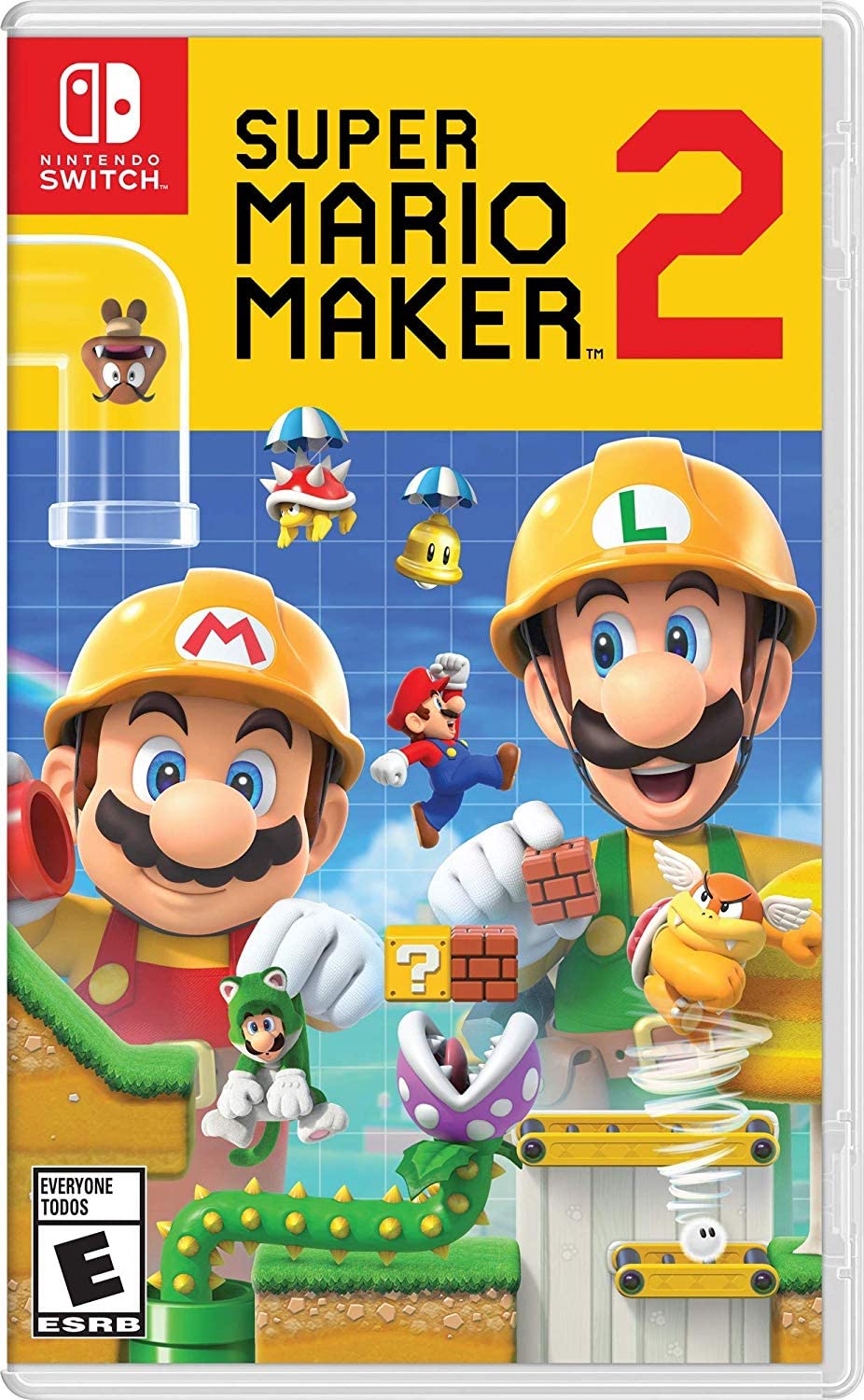 Super Mario Maker 2 - Nintendo Switch Game (US Version) | Create & Play Custom Mario Levels | Perfect for Family Game Nights & Creative Gamers